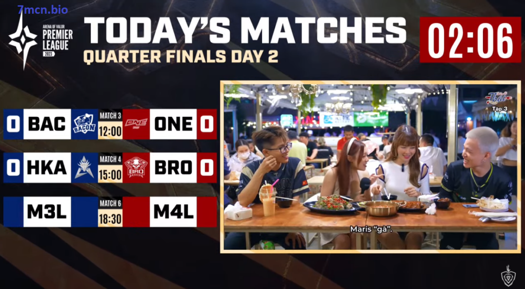 Lịch thi đấu Quốc Tế APL 2023 Tứ Kết ngày 14/07/2023