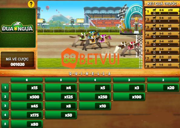 Cá cược đua ngựa ảo 188bet