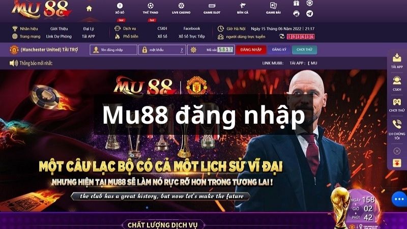 Mu88 đăng nhập ở đâu