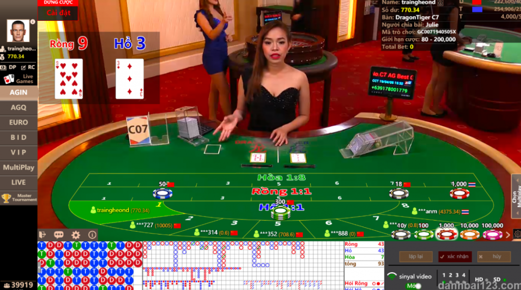 Tính điểm trong game rồng hổ trực tuyến trên Sodo66 app